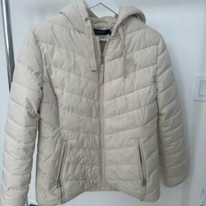 Ralph Lauren Off-White Hooded Jacket